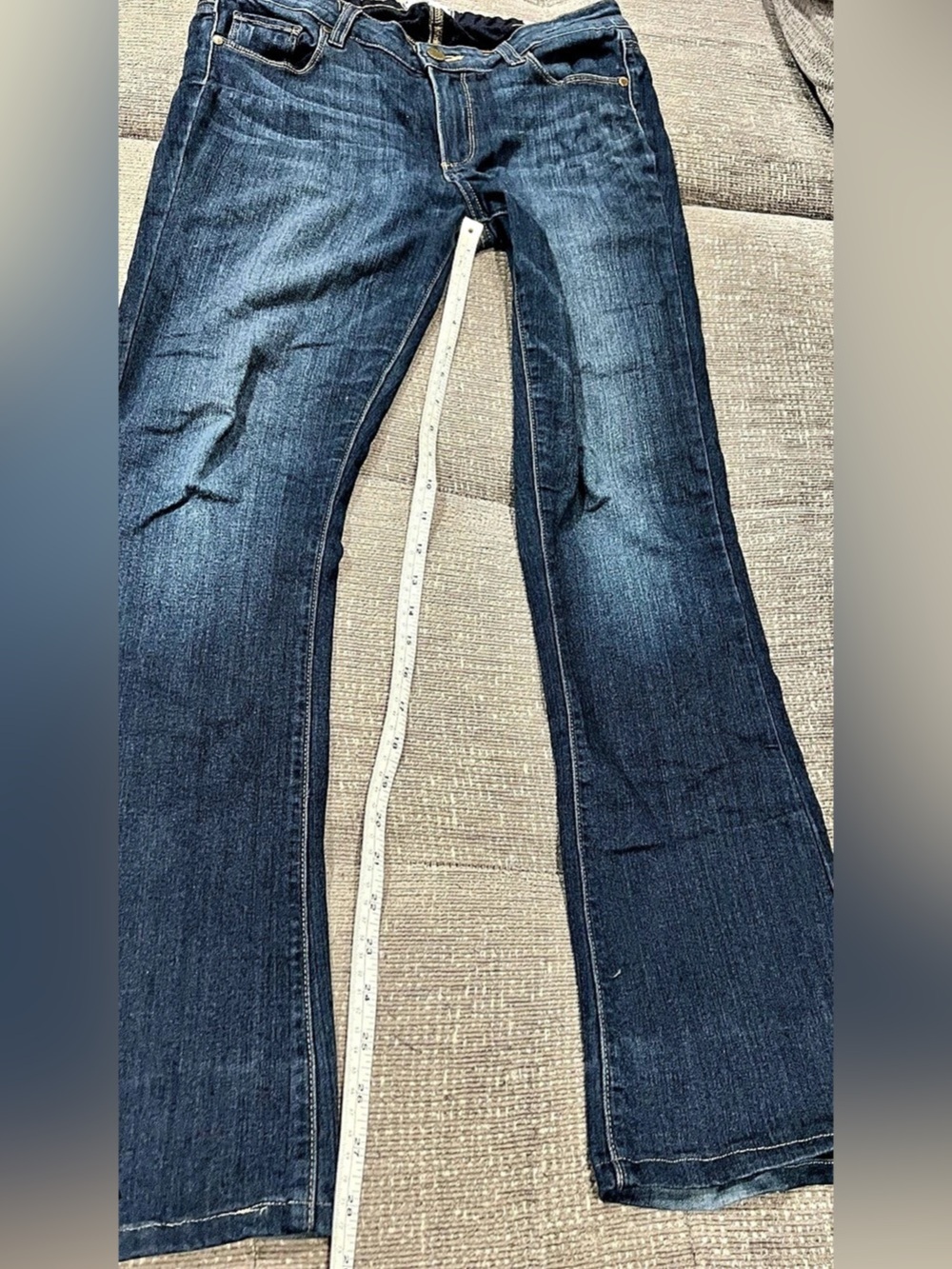 Paige Boot Cut Jeans in Blue Waist 30